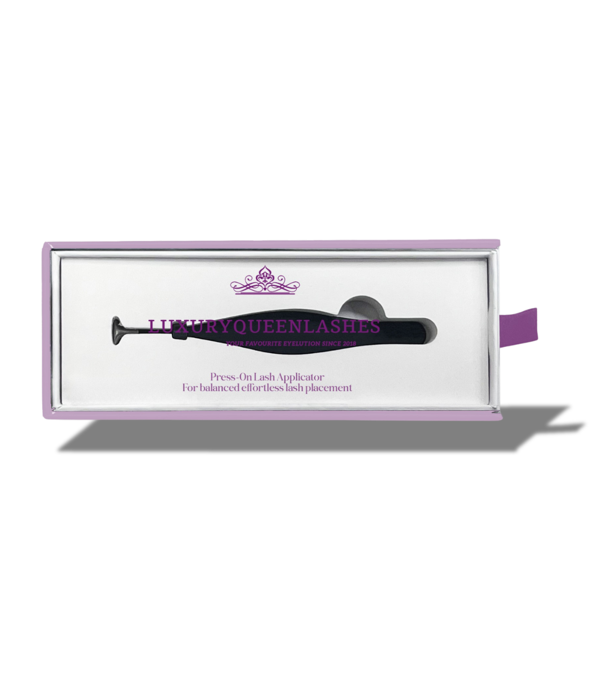 Press-On Wimpers Set met Press-On Applicator & Wimperkruller Luxuryqueenlashes