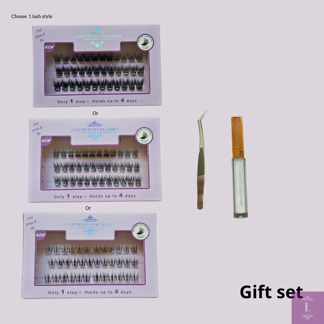 LuxuryQueenLashes Gift set Luxuryqueenlashes