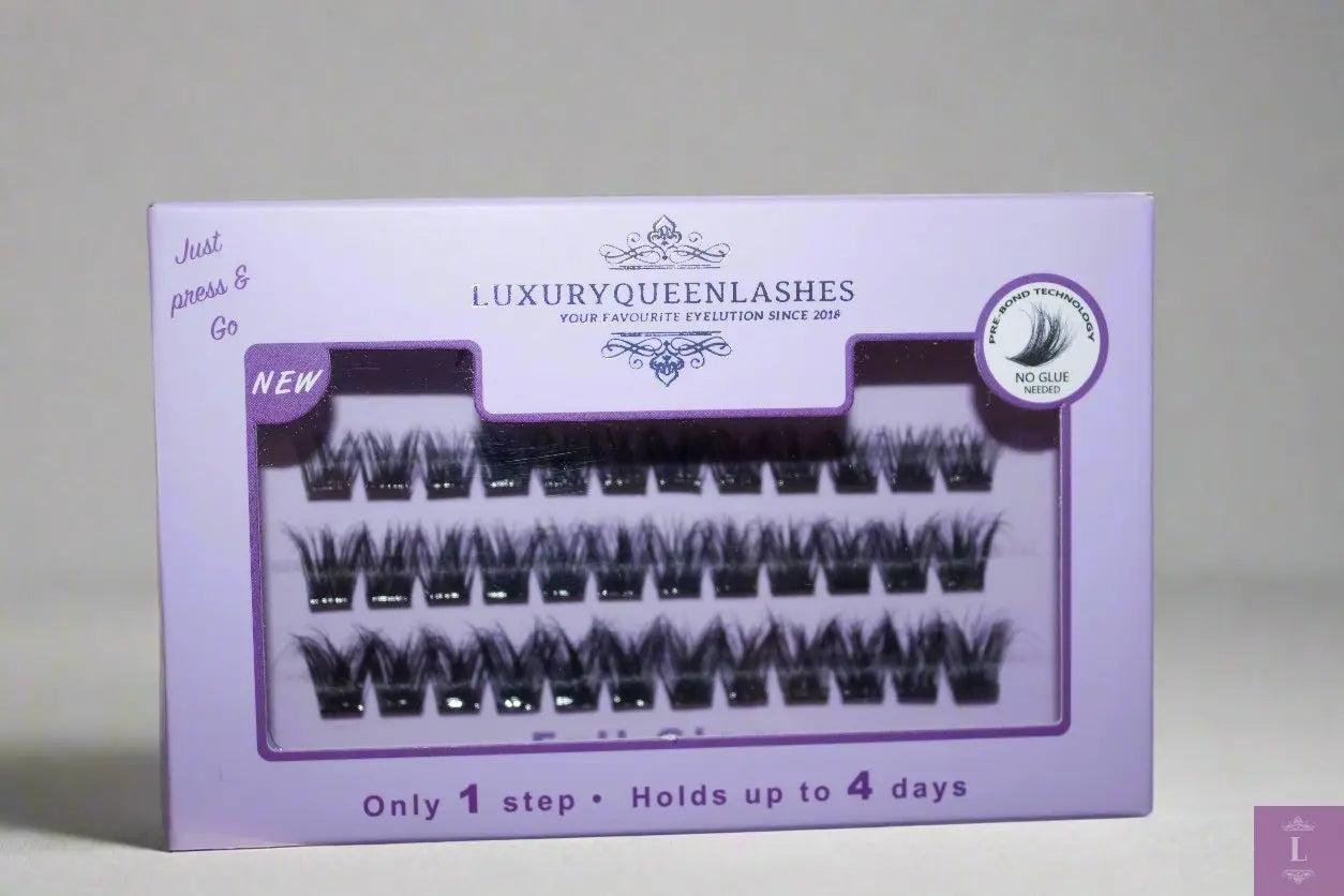 cluster lashes 36 pieces of full glam